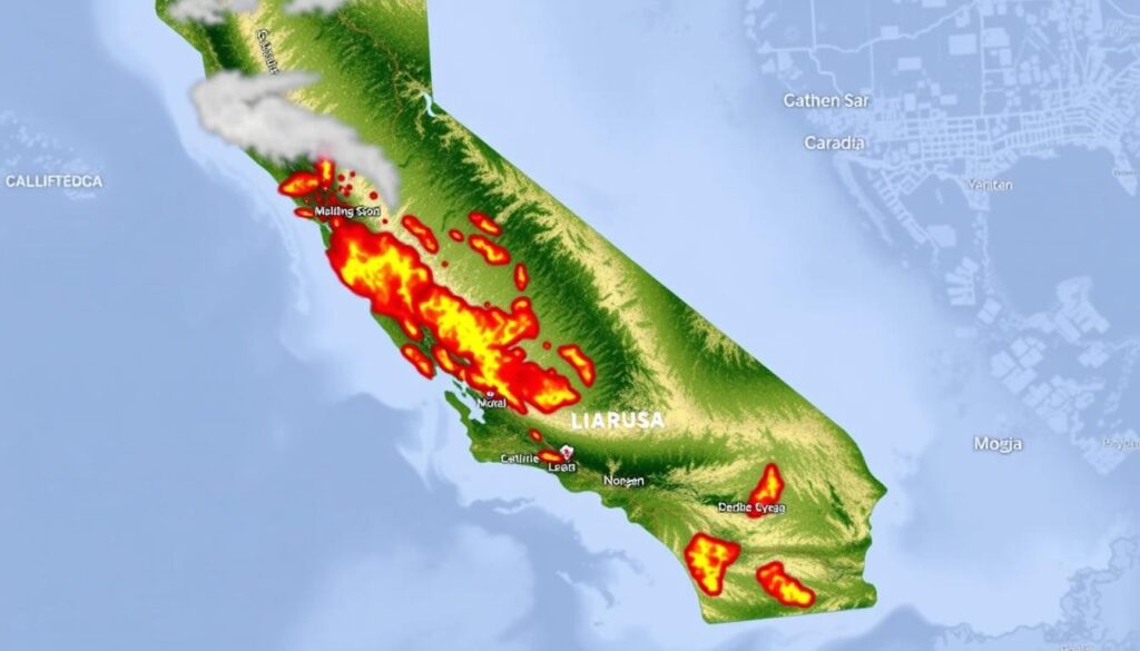 Real-Time California Fires Map: Track Wildfire Locations