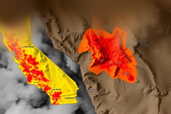 california fires map