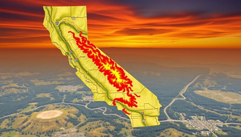 california fires map