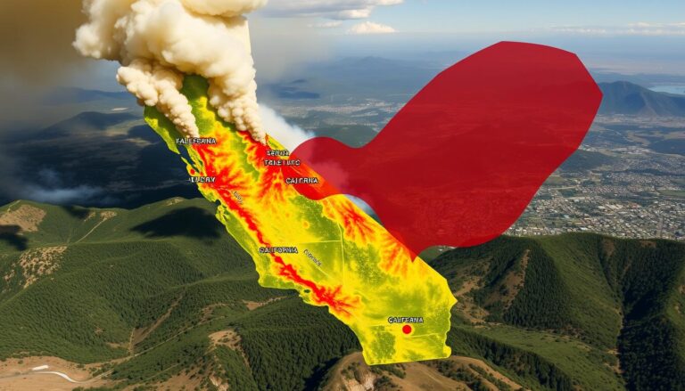 california fires map